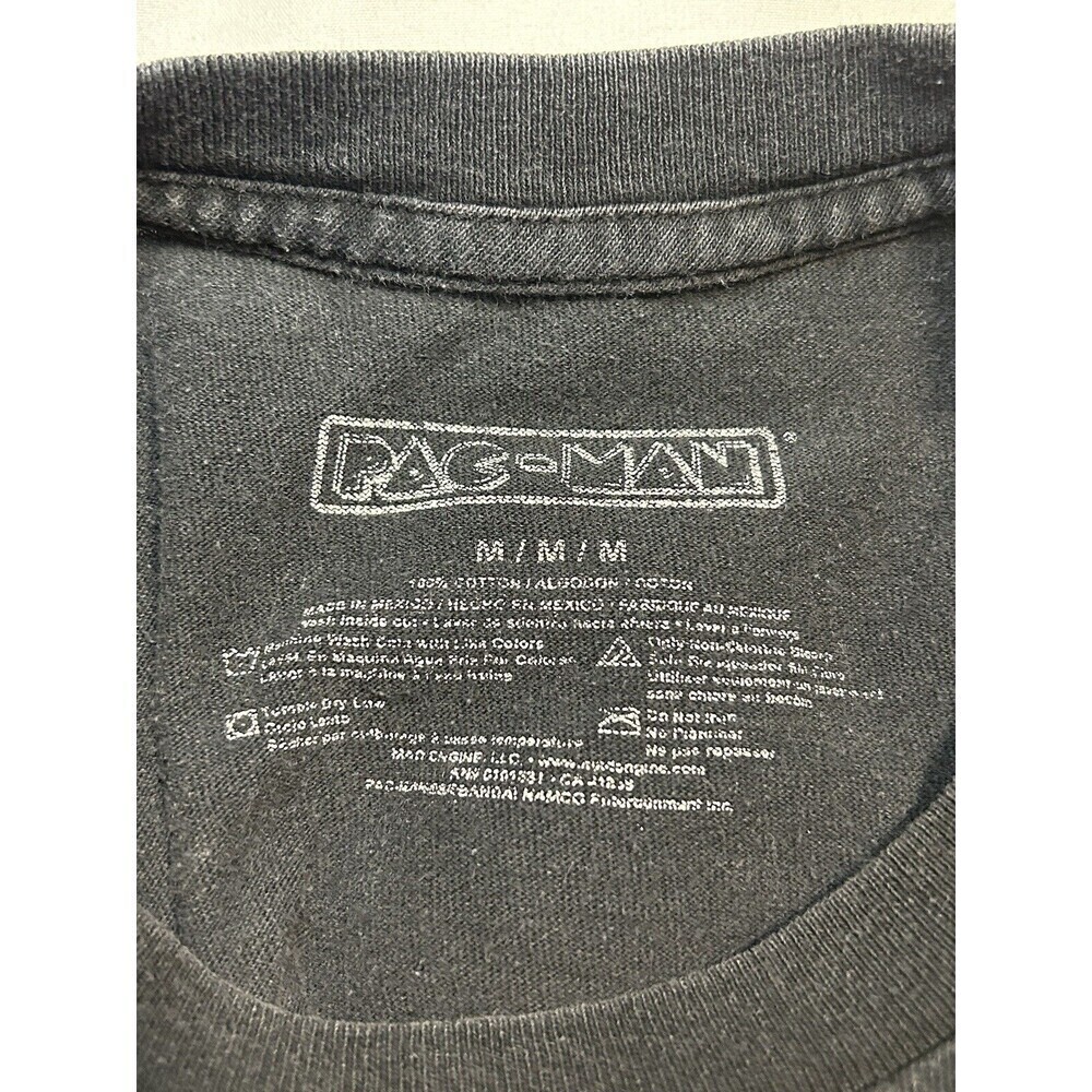 PAC MAN Black Graphic Tee Medium - Picture 4 of 4